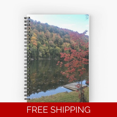 Le Studio Spiral Notebook Lake Perry October 2020 Fall Colors